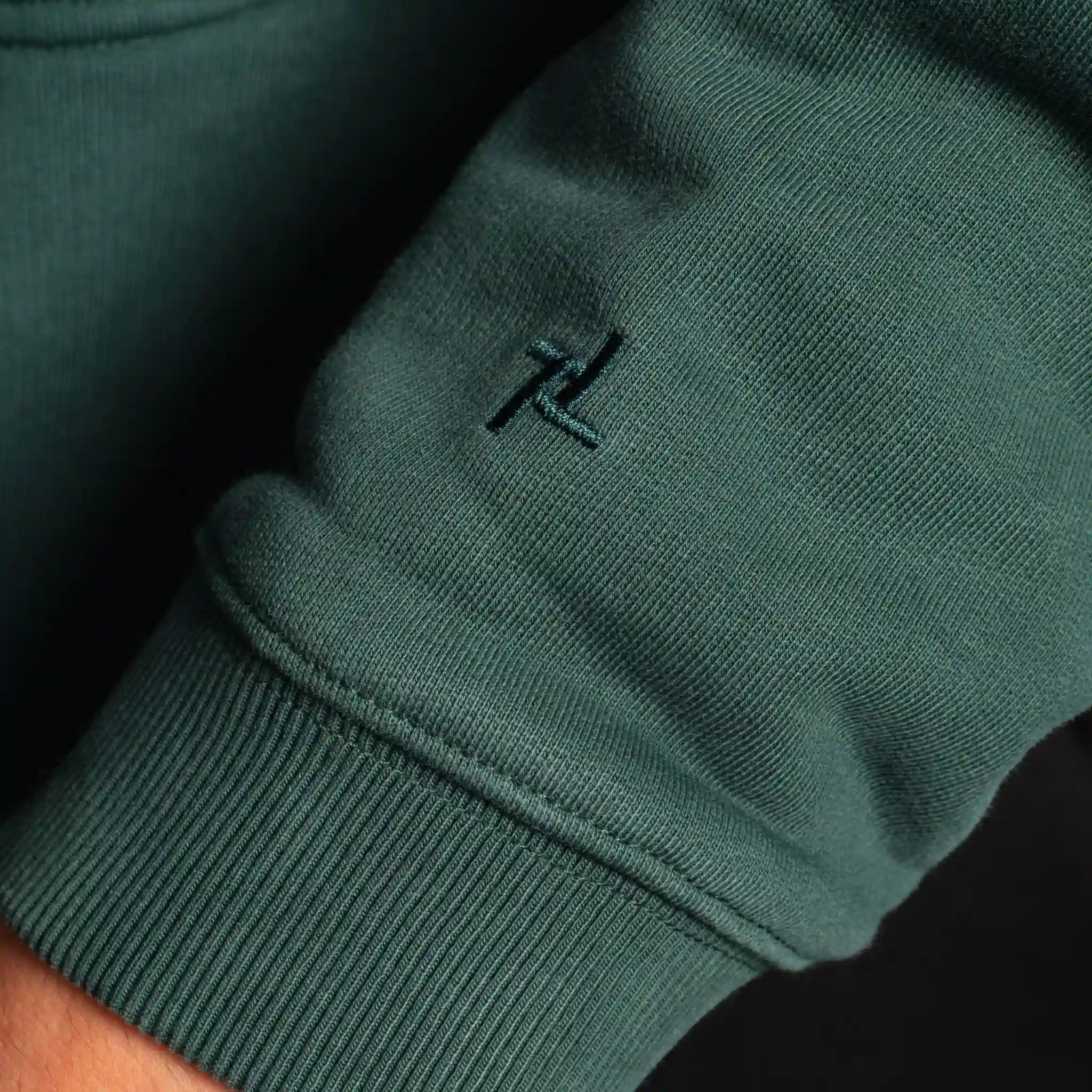 ORIGIN HEAVYWEIGHT OVERSIZED HOODIE 480GSM - FOREST GREEN - ThreefiveThree.com