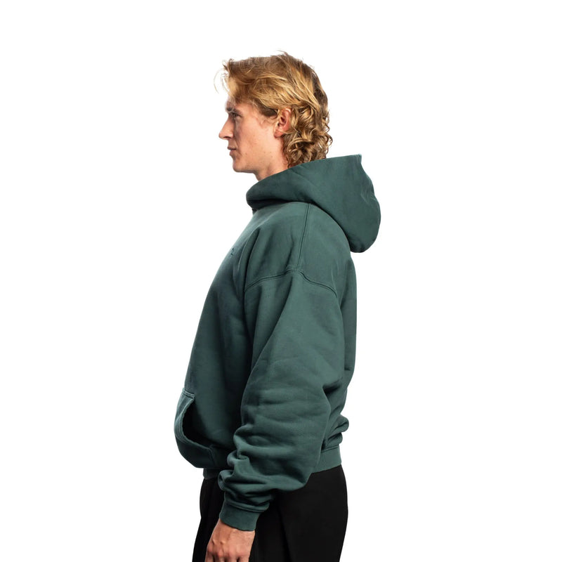 ORIGIN HEAVYWEIGHT OVERSIZED HOODIE  - FOREST GREEN