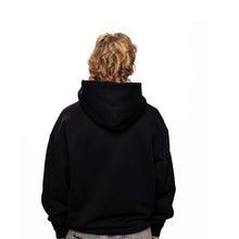 ORIGIN HEAVYWEIGHT OVERSIZED GRAFFITI ORGANIC COTTON HOODIE  - OBSIDIAN