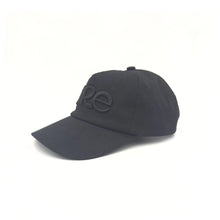 black cap with logo left side