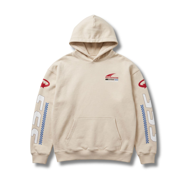 SAN PATRICIOS RACING SERIES HEAVYWEIGHT HOODIE - STONE