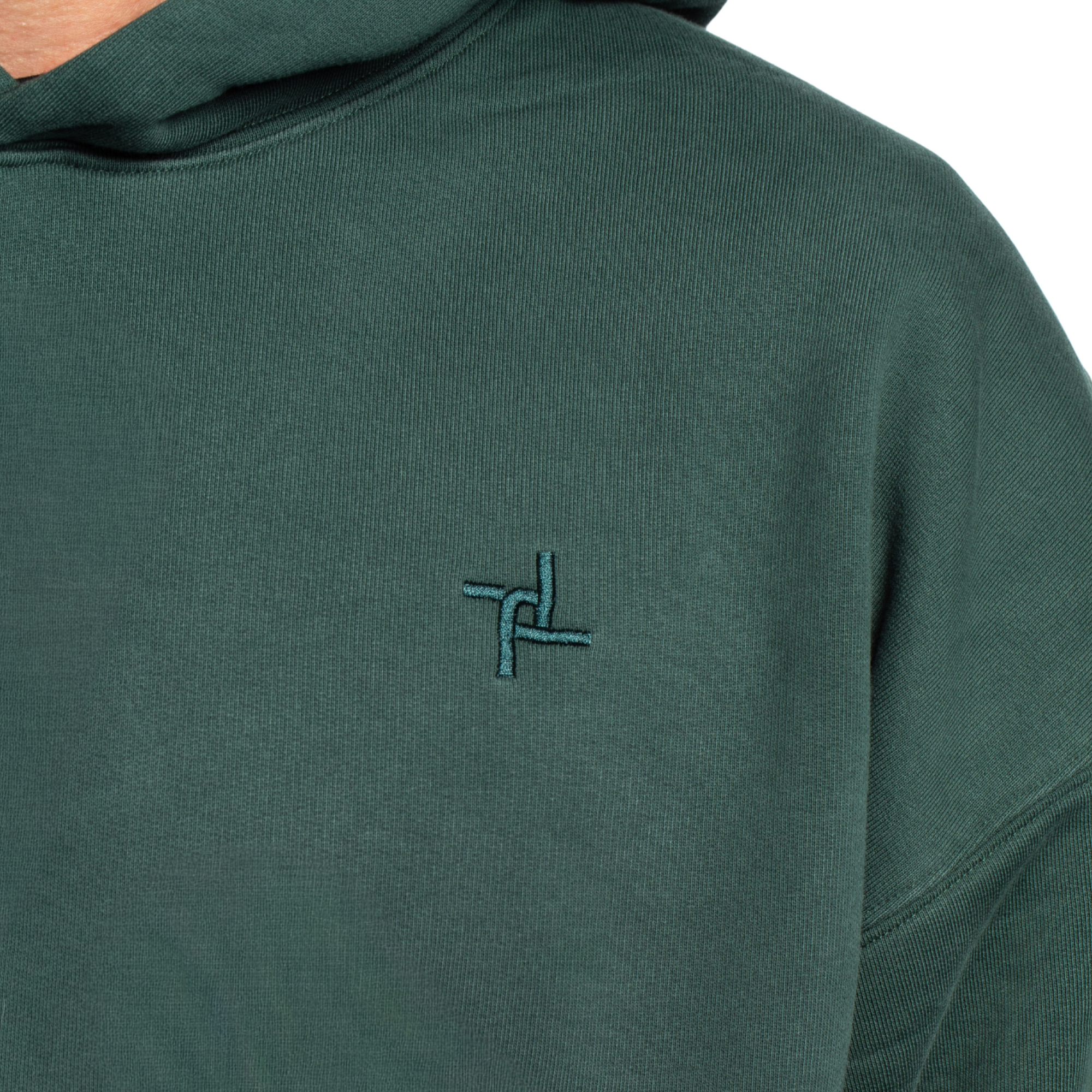 ORIGIN HEAVYWEIGHT OVERSIZED HOODIE  - FOREST GREEN