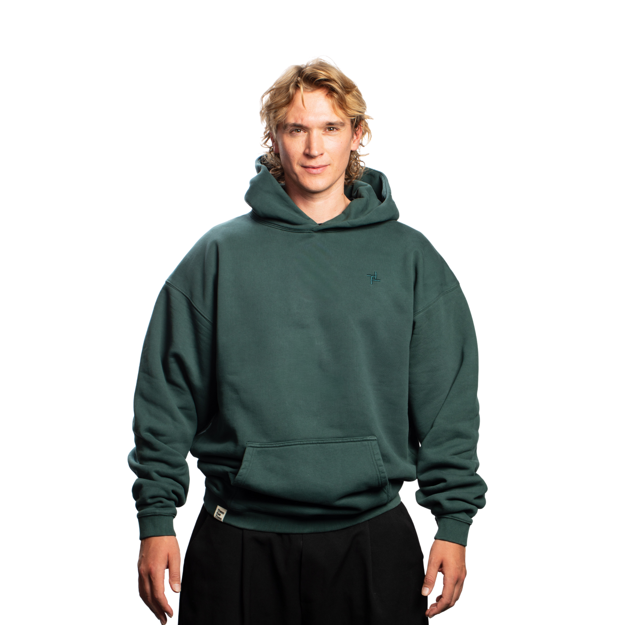 ORIGIN HEAVYWEIGHT OVERSIZED HOODIE  - FOREST GREEN