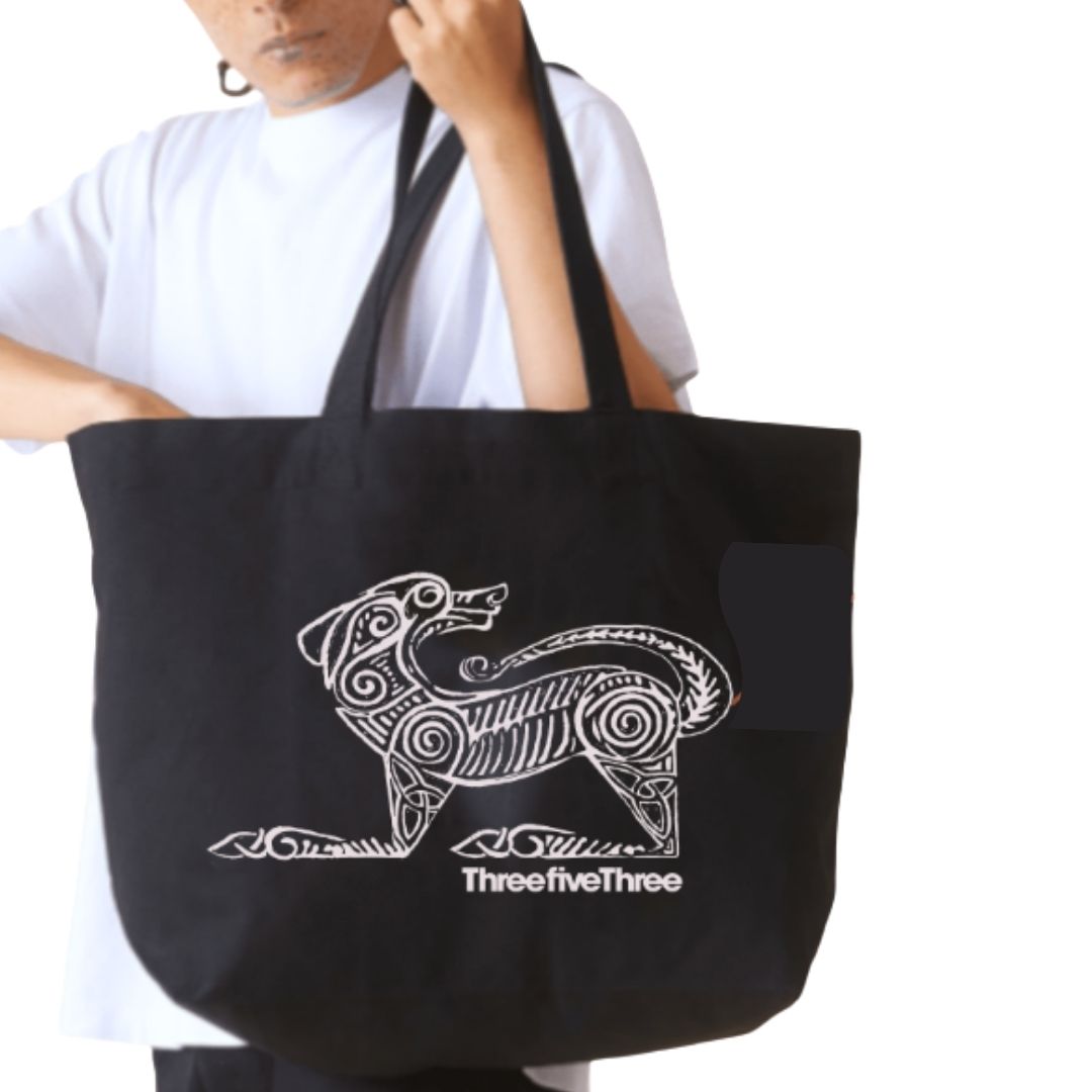 HEAVYWEIGHT ORGANIC COTTON AN MADRA TOTE BAG