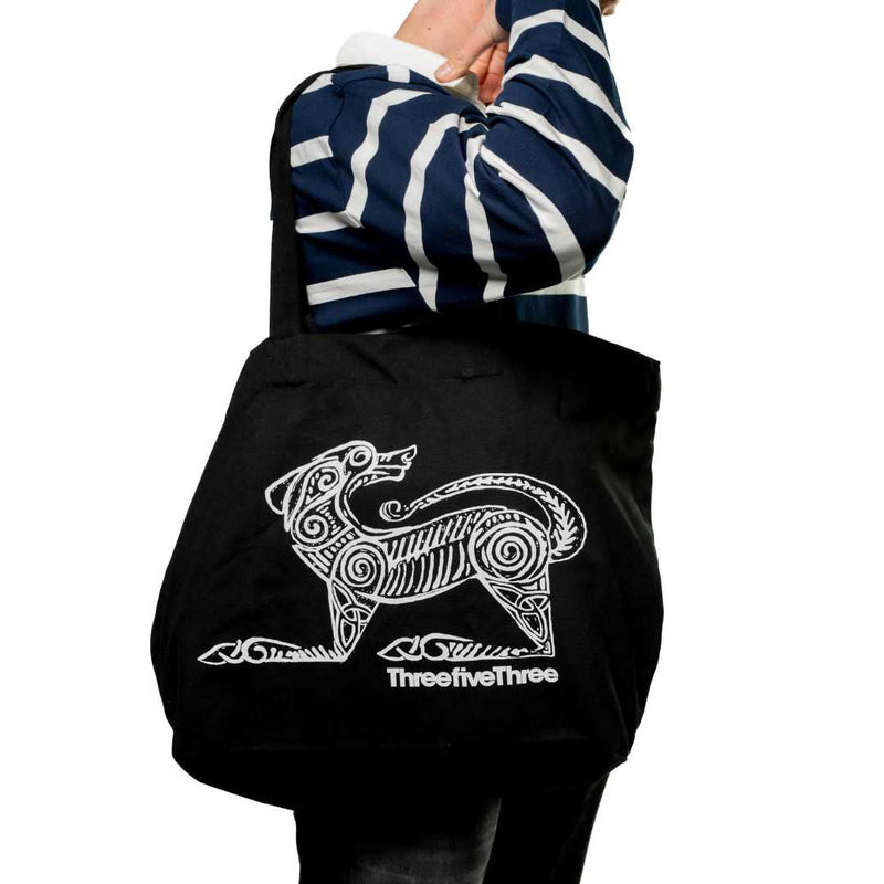 HEAVYWEIGHT ORGANIC COTTON AN MADRA TOTE BAG - ThreefiveThree.com