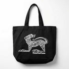 HEAVYWEIGHT ORGANIC COTTON AN MADRA TOTE BAG - ThreefiveThree.com