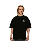 HEAVYWEIGHT OVERSIZED ORGANIC COTTON NÍ MO RÍ É T - SHIRT 260GSM - BLACK - ThreefiveThree.com