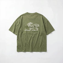 HEAVYWEIGHT OVERSIZED ORGANIC COTTON NÍ MO RÍ É T - SHIRT 260GSM - OLIVE GREEN - ThreefiveThree.com