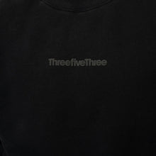 ORIGIN HEAVYWEIGHT OVERSIZED BOXY WORDMARK ORGANIC COTTON SWEATSHIRT 430GSM - OBSIDIAN - ThreefiveThree.com
