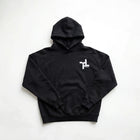 ORIGIN HEAVYWEIGHT OVERSIZED GRAFFITI ORGANIC COTTON HOODIE 430GSM - OBSIDIAN - ThreefiveThree.com