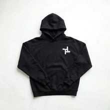 ORIGIN HEAVYWEIGHT OVERSIZED GRAFFITI ORGANIC COTTON HOODIE 430GSM - OBSIDIAN - ThreefiveThree.com