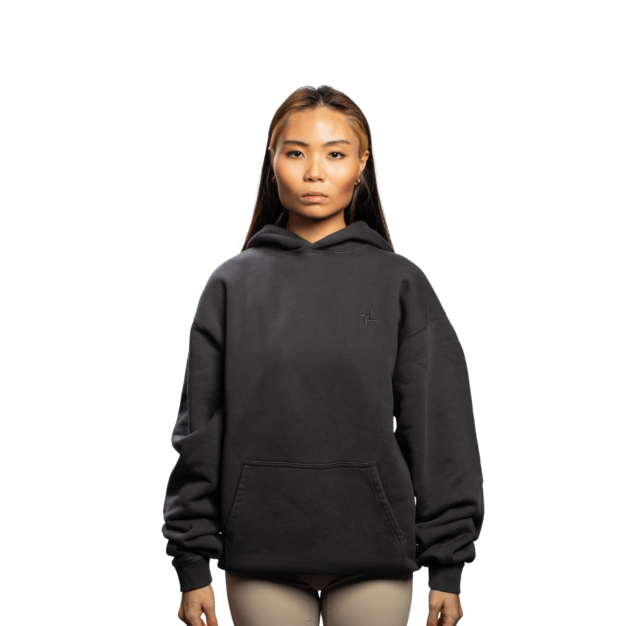 ORIGIN HEAVYWEIGHT OVERSIZED HOODIE 480GSM - CHARCOAL - ThreefiveThree.com