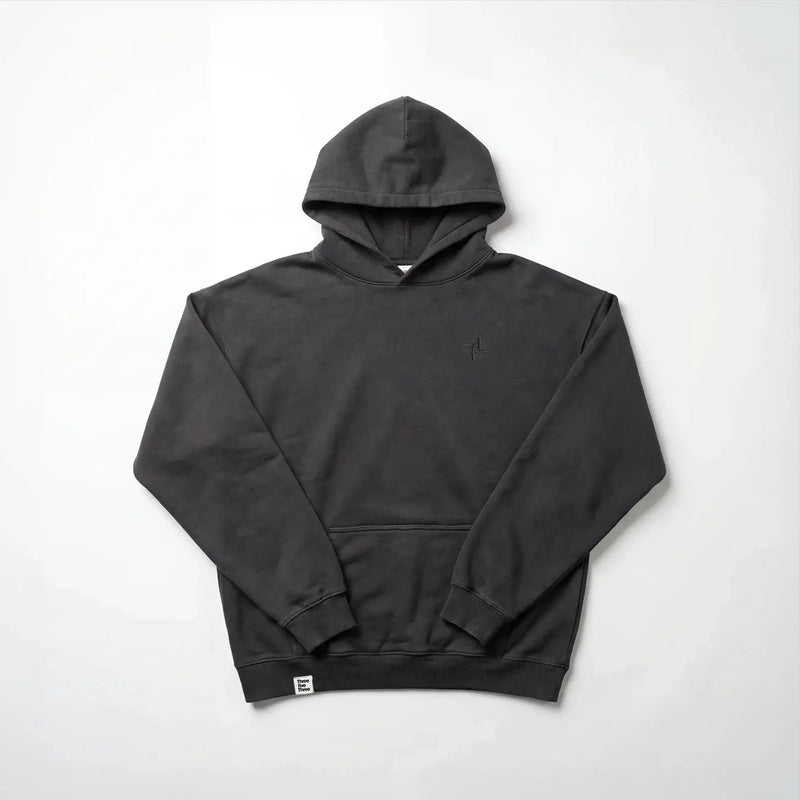 ORIGIN HEAVYWEIGHT OVERSIZED HOODIE 480GSM - CHARCOAL - ThreefiveThree.com