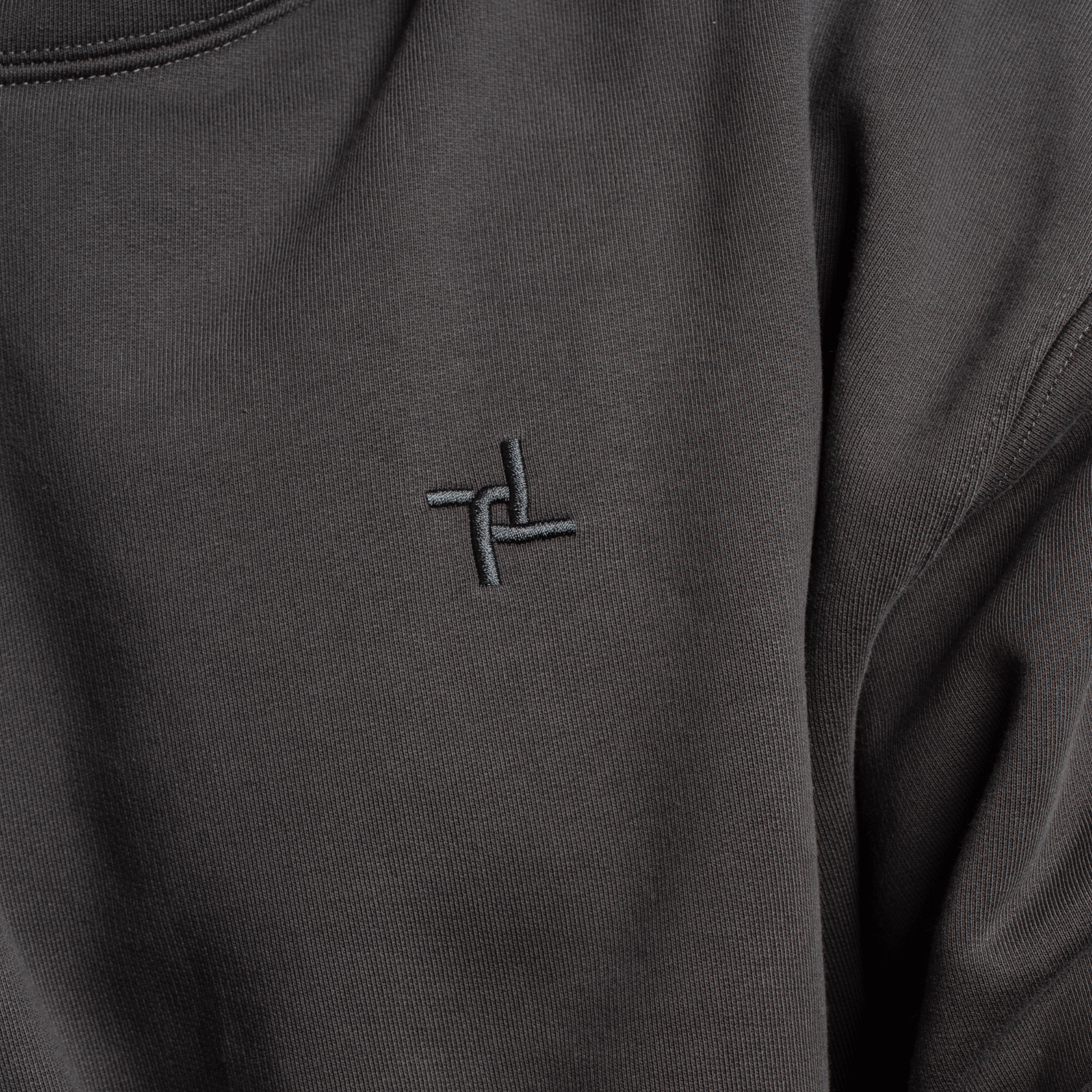 ORIGIN HEAVYWEIGHT OVERSIZED HOODIE 480GSM - CHARCOAL - ThreefiveThree.com