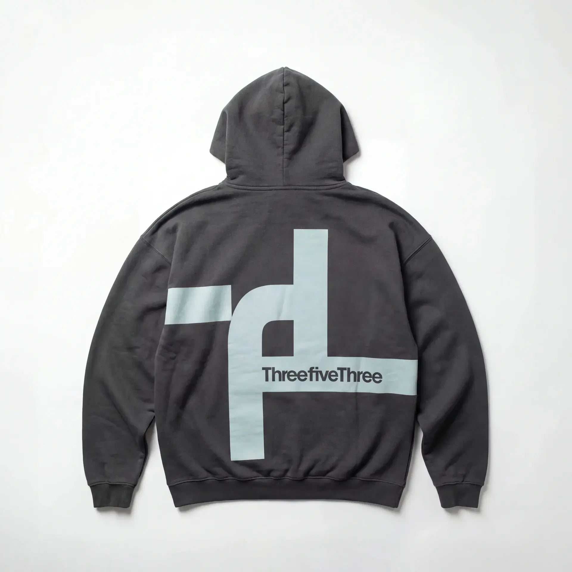 ORIGIN HEAVYWEIGHT OVERSIZED HOODIE 480GSM - CHARCOAL - ThreefiveThree.com