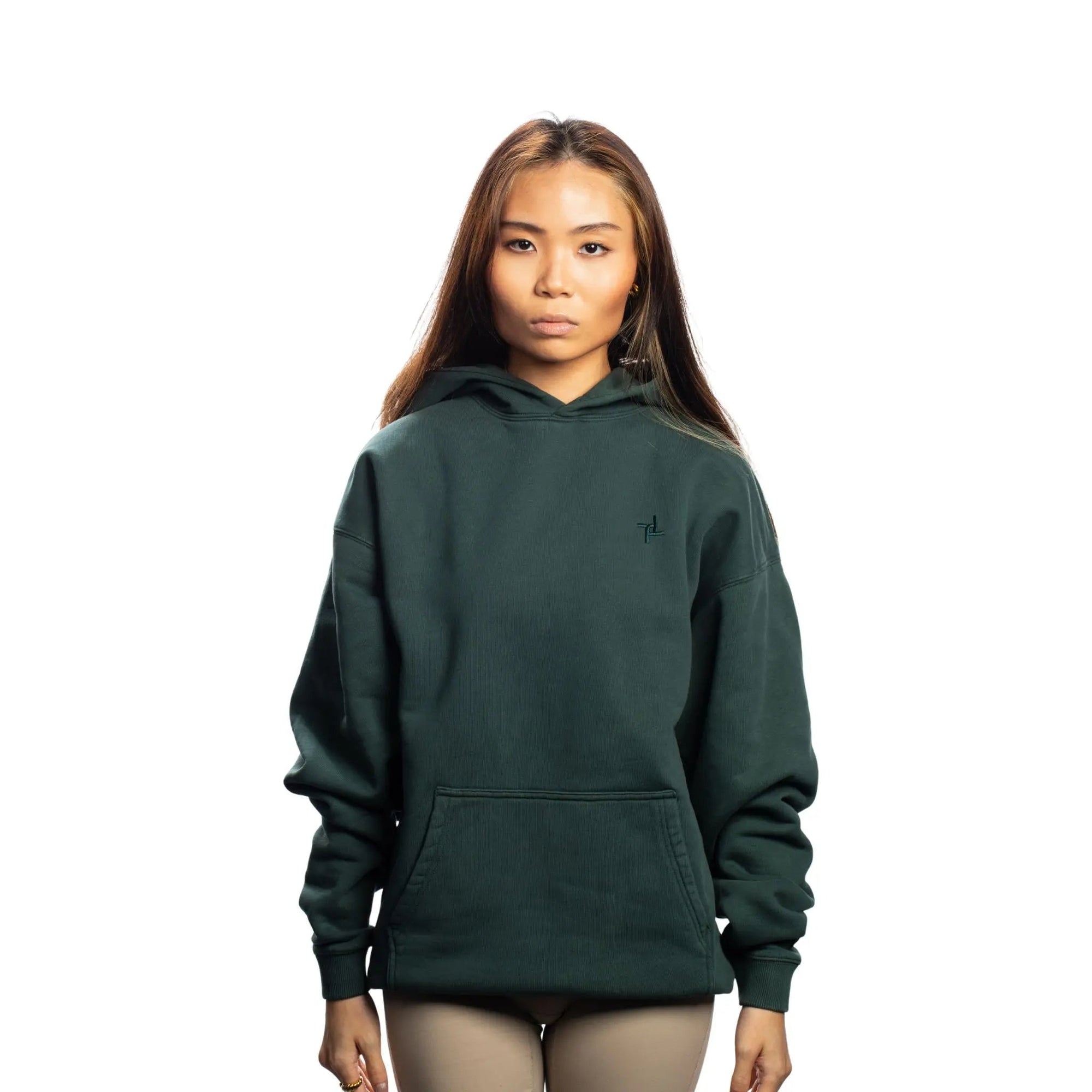 ORIGIN HEAVYWEIGHT OVERSIZED HOODIE 480GSM - FOREST GREEN - ThreefiveThree.com