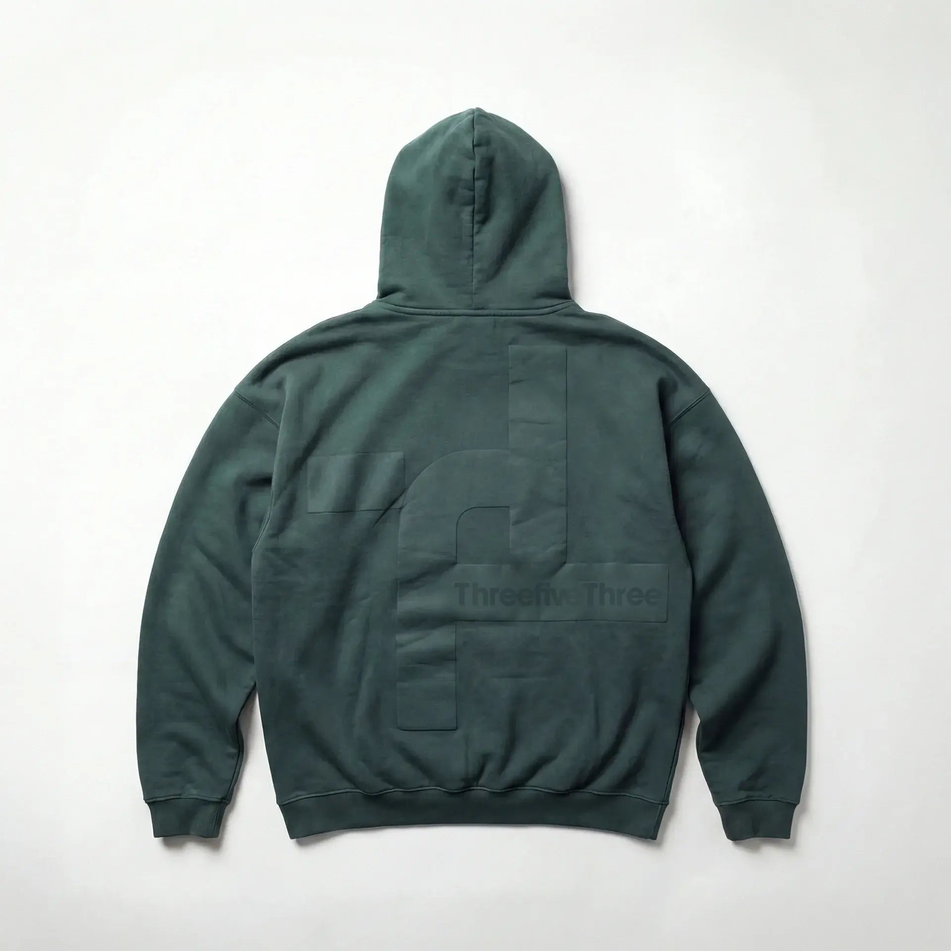 ORIGIN HEAVYWEIGHT OVERSIZED HOODIE 480GSM - FOREST GREEN - ThreefiveThree.com
