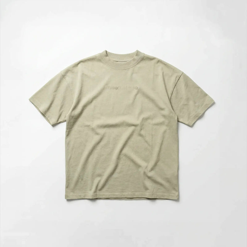 ORIGIN HEAVYWEIGHT OVERSIZED WORDMARK T - SHIRT 260GSM - WHEATEN - ThreefiveThree.com